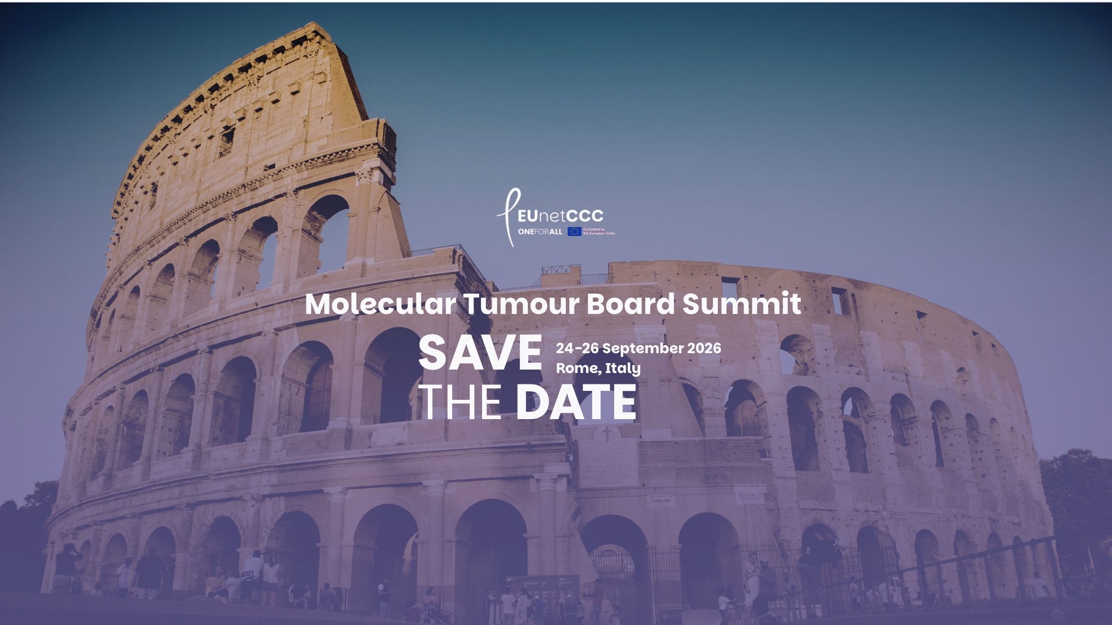 Save the Date for the EUnetCCC Molecular Tumour Board Summit.
